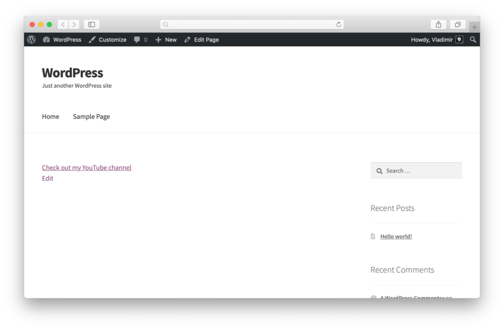 Step 5: Dynamic content is displayed on the frontend